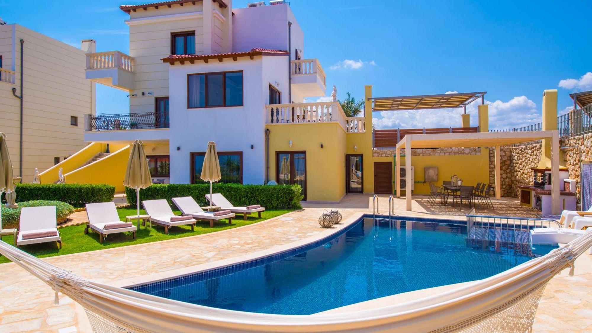 Azzuro Villa With Private Pool By Estia Hersonissos  Luaran gambar